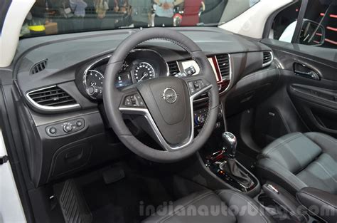 Opel Mokka X interior at the 2016 Geneva Motor Show Live