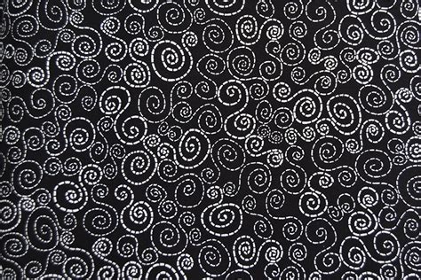 Timeless Treasures Black & White Swirl Fabric – By the Quarter Yard ...