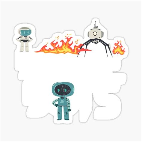 "battle bots Design for a technology and battle bots fan" Sticker for ...