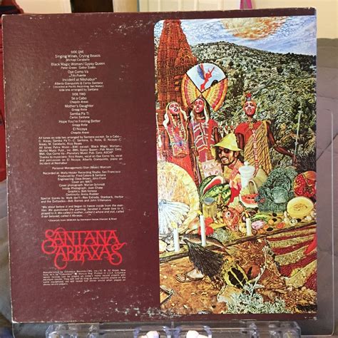 Carlos Santana / Abraxas Vinyl LP PC 30130 Columbia 1970 - Records