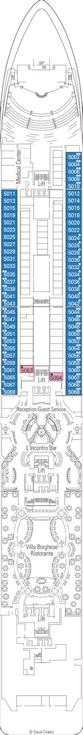 MSC Orchestra Deck Plans: Ship Layout, Staterooms & Map - Cruise Critic