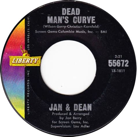 Dead Man's Curve - Jan & Dean (1964) | Music charts, Oldies music ...