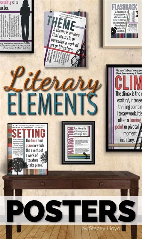 Literary Elements Posters Vol 1 | High school classroom, High school ...