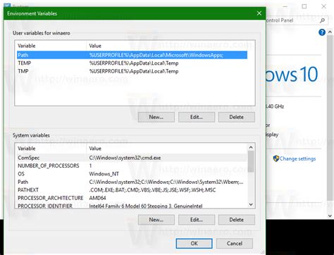 How to see names and values of environment variables in Windows 10 ...