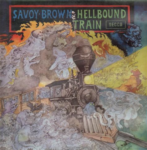 Savoy Brown's "Hellbound Train" | Pochette vinyle, Vinyle, Illustration