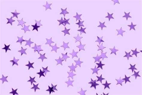 Purple Stars Background