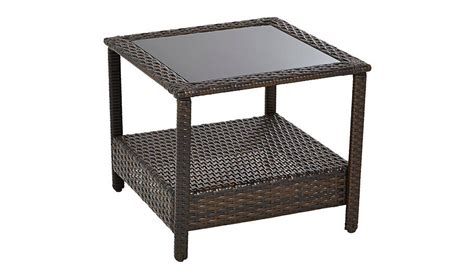 Jakarta 50cm Square Occasional Table | Conservatory Furniture | George at ASDA | Side coffee ...