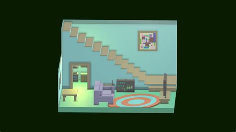 Family Guy Living Room. - 3D model by madzy [4eef432] - Sketchfab