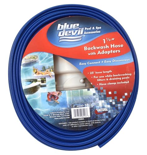 Backwash Hose with Adapters, 1-1/2" x 25' - Valterra.com | Valterra.com