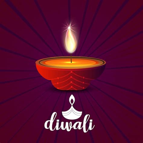 Free Vector | Diwali lamp background