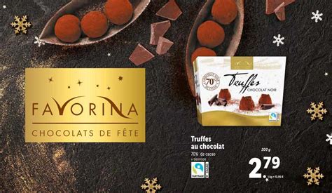 Offre Truffes Fantaisie chez Lidl