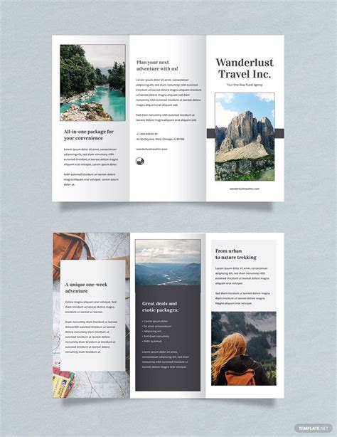 Free Travel Brochure Template For Students Pdf - Printable Form ...