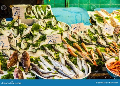 Fish Market In Italy Stock Photography - Image: 35188252