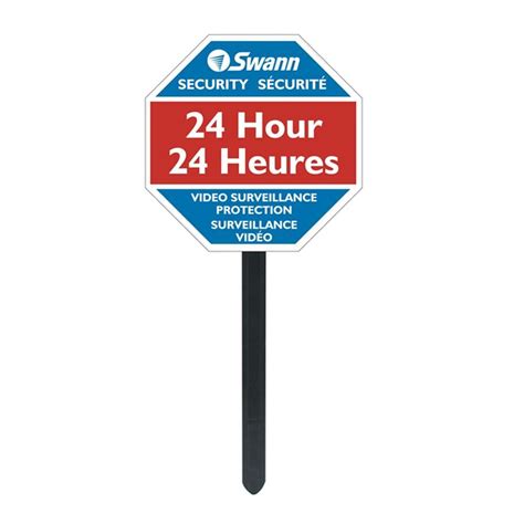 Swann YSS Security Yard Stake Sign-SW276-YSS - The Home Depot