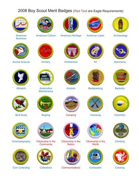 Eagle Required Merit Badges - change comin