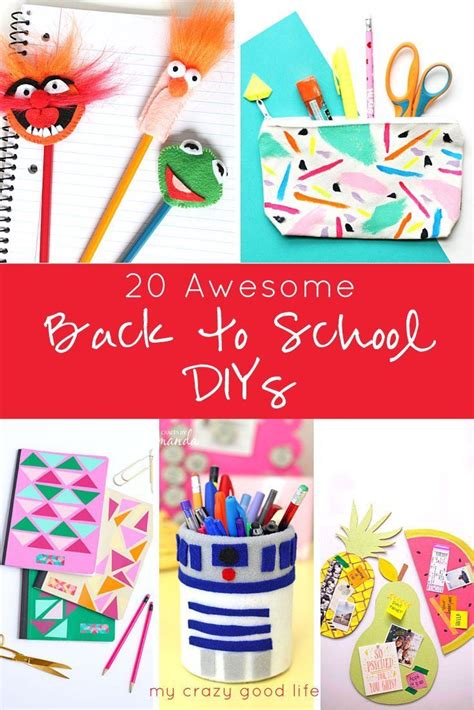 20+ Awesome DIY Back to School DIYs | School diy, Diy back to school ...