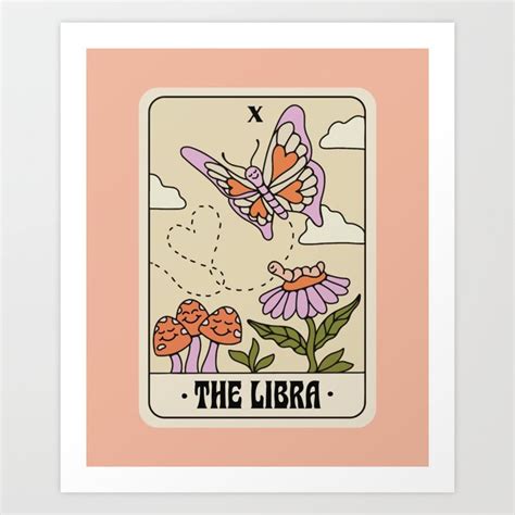 Libra Tarot Art Print by Kira | Society6