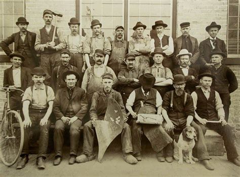 Picture of employees of the old Samson Tractor Company, forerunner to the GM plant in Janesville ...