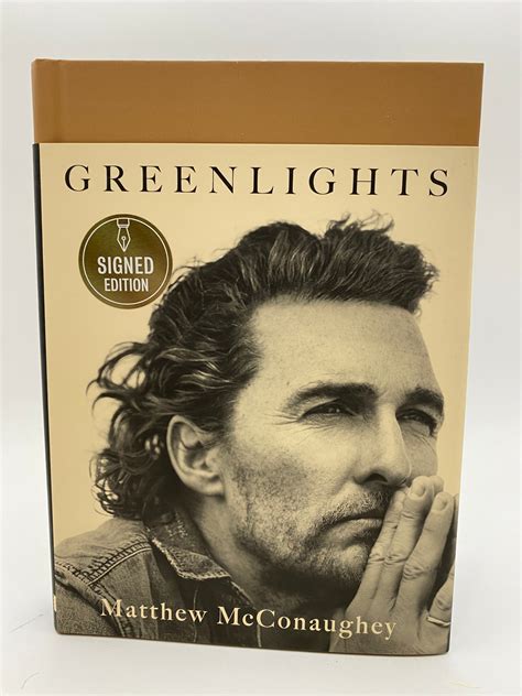 Greenlights - Matthew McConaughey (Signed Book)