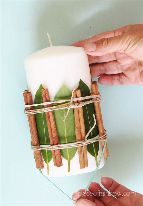 DIY Christmas Candles: 3 Easy Decorations! - A Piece Of Rainbow