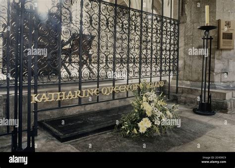 Tomb of Catherine of Aragon, first of Henry VIII’s six wives ...