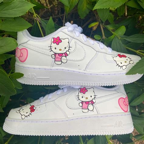 Hello Kitty Nike Air Force 1s | THE CUSTOM MOVEMENT in 2020 | Hello ...