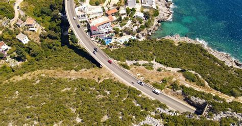 Aerial View of a Road and a Town by the Sea Free Stock Video Footage, Royalty-Free 4K & HD Video ...