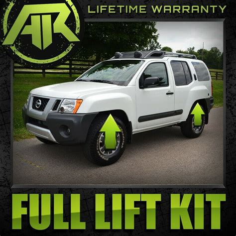 Full 3" Front + 2" Rear Shackles Lift Kit For 2005-2015 Nissan Xterra ...