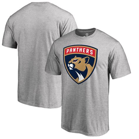 Men's Florida Panthers Gray Primary Logo T-Shirt