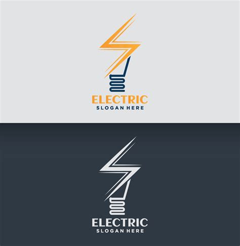 Electric company logo design 3134297 Vector Art at Vecteezy