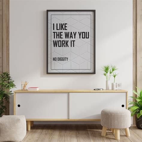 No Diggity Poster - Etsy