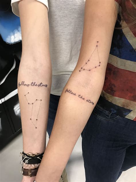 Star constellation tattoo - Leo and Capricorn | Small tattoos, Leo tattoos, Horoscope tattoos