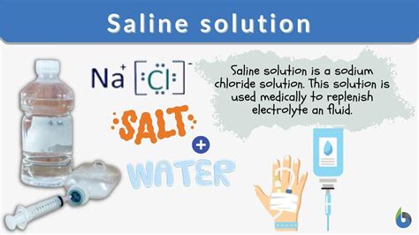 Saline solution - Definition and Examples - Biology Online Dictionary