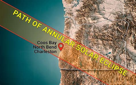 First Landfall for 2023 Annular Solar Eclipse | Oregon's Adventure Coast