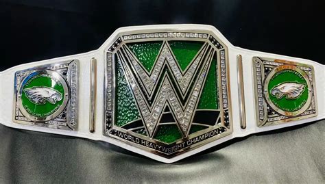 Custom WWE Championship Belts | Silver Version - ARM Championship Belts