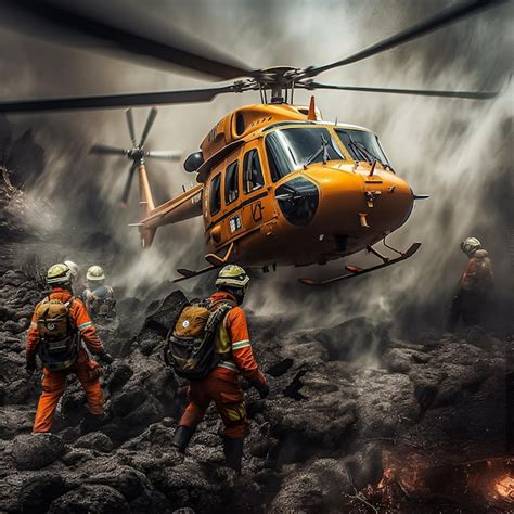 Premium Photo | Rescue helicopter