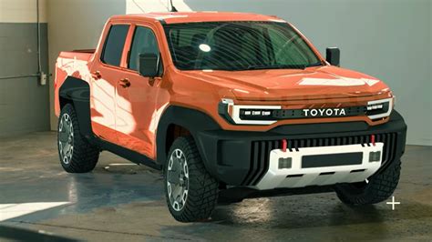 CGI Toyota Stout PHEV Compact Truck Comes Back to Fight Maverick, Santa Cruz - autoevolution