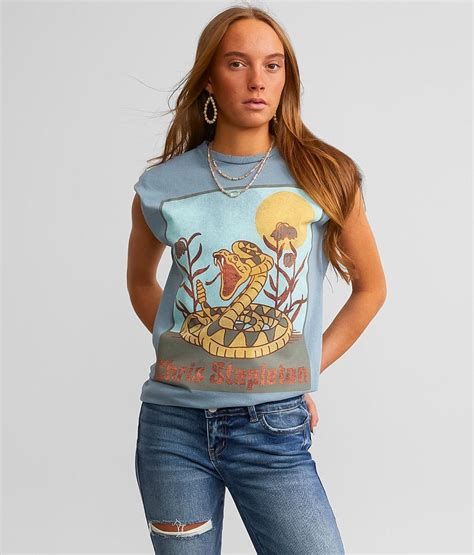 Merch Traffic Chris Stapleton Snake Band T-Shirt - Women's T-Shirts in ...