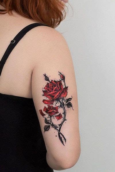 35 Beautiful Rose Tattoos for Women & Meaning - The Trend Spotter