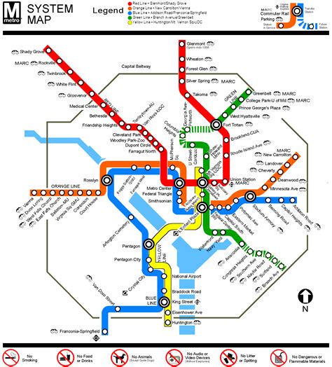 Baltimore Metro Map - TravelsFinders.Com