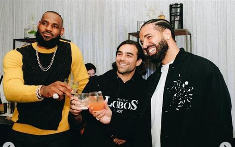 Drake Hangs Out With LeBron James & Lakers In Toronto