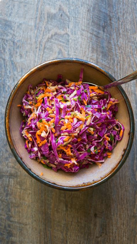 Spicy Cilantro Coleslaw - Kitschen Cat