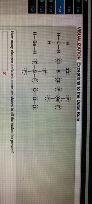 Solved how many electron deficient atoms are shown in all | Chegg.com