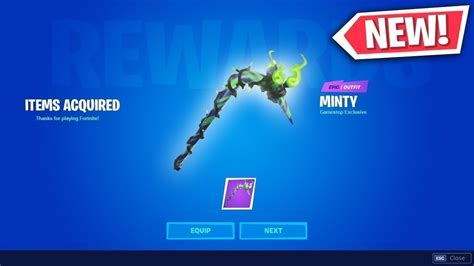 HOW TO GET/ClAIM THE FREE MERRY MINT PICKAXE IN FORTNITE! MERRY MINT ...