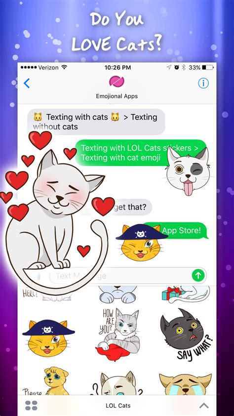 LOL Cats Emoji Stickers for iPhone - Download