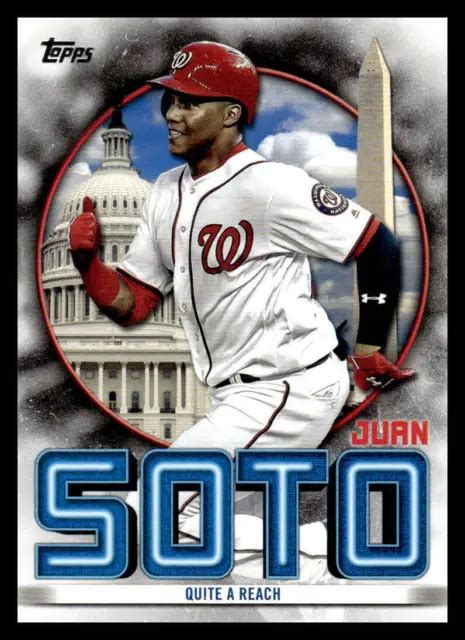 2021 TOPPS JUAN Soto Highlights Assez A Reach JSH-9 Washington ...