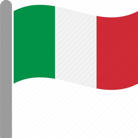 Country, flag, ita, italian, italy, pole, waving icon - Download on ...