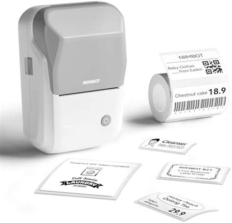 Amazon.com : NIIMBOT B1 Label Maker Machine with Tape, Thermal Label Printer Easy to Use for ...