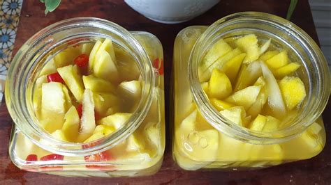 PICKLED MANGOES |Burong Mangga Recipe - YouTube