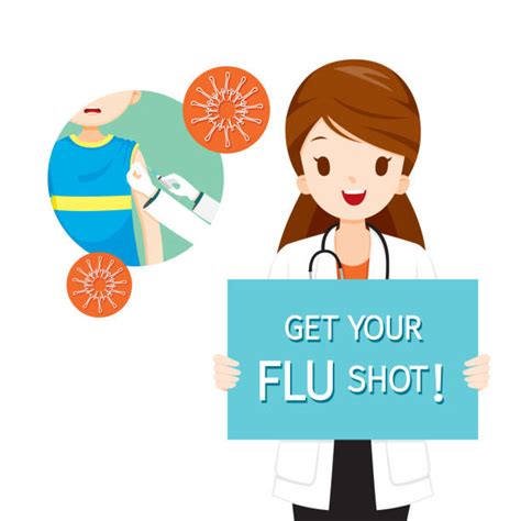 Best Flu Vaccine Cartoon Illustrations, Royalty-Free Vector Graphics ...